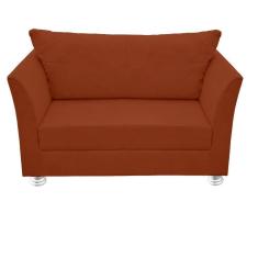 Namoradeira Lisboa 02 Lugares Para Sala Salão Escritório Suede Terracota