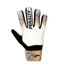 Luva De Goleiro Penalty Delta 1 - Branco/Dourado/Preto XXIII - 10