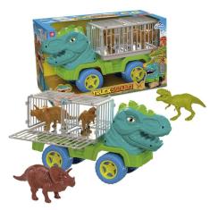 Caminhão Truckssauro Dinossauro Rex Gaiola Mini Dinossauros