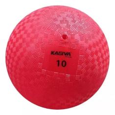 Bola De Borracha De Iniciação Kagiva T10 Infantil Unisex - Ref 6317-6316 Tamanho 10 Cor Vermelho