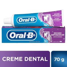 Creme Dental Oral-B Escudo Antiaçúcar Anticáries 70g
