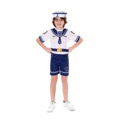 Fantasia Marinheiro,almirante,marinha,capitão,infantil - Fantasia Brás