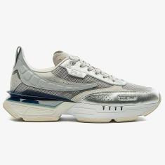 Tênis Feminino Renno Racer 2000 Prata Bege Branco Fila F02L00277-6249-Feminino