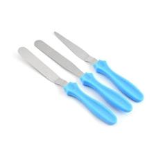 Espátulas para Confeitar Azul 3 pç