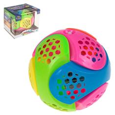 Bola Maluca Monta e Desmonta Com Som e Luzes Brinquedo Didático Educativo Colorido