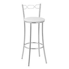 Banqueta Alta Cromada Bc51/a A101 Treparoni