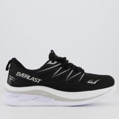 Tênis Everlast Nevada Preto e Cinza-Masculino