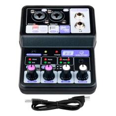 Mesa de som de 2 canais / interface de audio waldman podcast 2.0