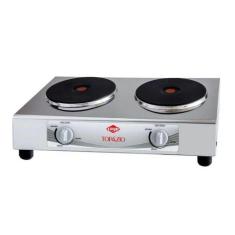Fogão Elétrico Layr Topázio 4.0 2 Bocas Aço Inox 220V