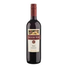 Vinho Country Wine Tinto Seco Garrafa De 750ml