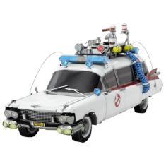 Miniatura de Montal Ghostbusters Ecto 1 Metal Earth (ICX230), Branco