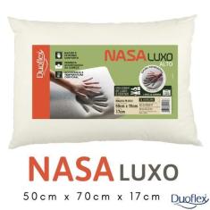 Travesseiro Nasa Luxo Alto 17cm De Altura C/ Capa - Duoflex