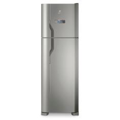 Geladeira Electrolux Frost Free 371L Turbo Congelamento Duplex Cor Inox (DFX41) 127V