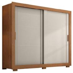 Guarda Roupas Casal 2 Portas De Correr 4 Gavetas Titanium Zanzini Arei