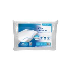 Travesseiro Nasa Ortopédico Cervical  Fibrasca, 4007, Branco