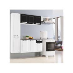 Cozinha Completa de Aço Itatiaia Pratika 4 Peças 8 Portas 1 Gaveta 210