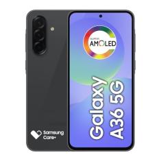 Celular Samsung Galaxy A36 5G 128GB, 6GB RAM, Câmera 50MP, IP67, Super AMOLED 6.7", Recursos AI, Preto