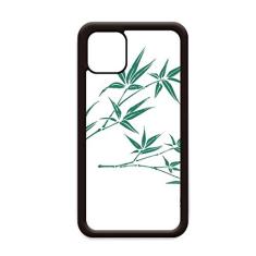 Pintura Green Culture Bamboo para iPhone 12 Pro Max Capa para Apple Mini Mobile Case Shell
