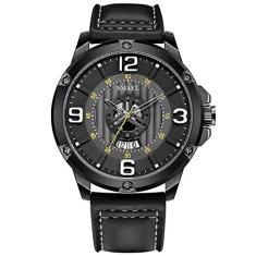 Relógio de Pulso Smael Quartzo Luxuoso 9115 à prova d´água (Preto)