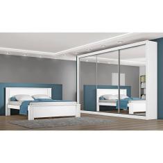 Roupeiro Toronto 3 Portas Espelhada 100 MDF