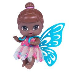 Boneca Fada Baby Collection Mini Negra - Super Toys