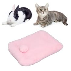 Almofada de gaiola de cama de cachorro grande, camas de pelúcia antiderrapante para animais de estimação, tapete macio para a pele quente, tapete de cama grande de segurança para gatos para dormir,