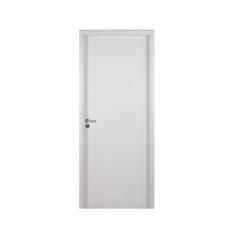 Kit Porta de Madeira Lisa 215x94cm com Batente de MDF Ultra 10cm Melamínico MGM Branco