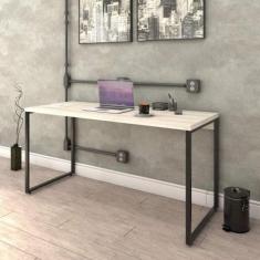 Mesa para Escritório Diretor Estilo Industrial 1,50M Kuadra - Compace