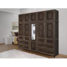 Guarda-Roupa Casal com Espelho 10 Portas Rio Branco - Rodmóveis