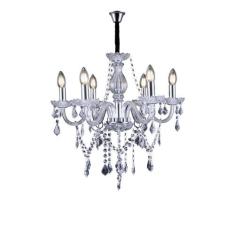 Lustre de cristal taschibra glam transparente 6xe14