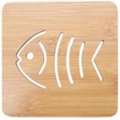 Descanso De Panela Bambu Decorado - Yazi