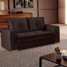 Sofá Fixo de 2 lugares Unique 1,60m - Tudo de Móveis