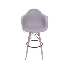 Banqueta Eames DKR com Braço - Bege