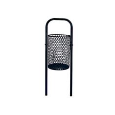 Lixeira Para Pátios E Parques Redonda Em Tela De Moeda