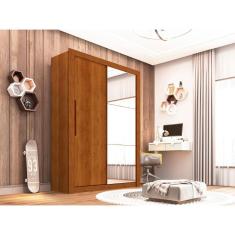 Roupeiro Panamá Em Mdp 2 Portas Com Espelho Sallêto Cinamomo