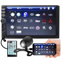 Central Multimídia Mp5 2 Din Espelhamento Android Auto Carplay Ios Câm