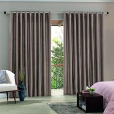 Cortina Blackout Tecido Blend Bella Janela 3,00M X 1,70M Lat