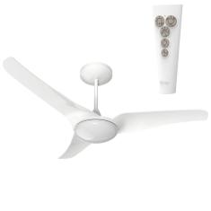 Ventilador De Teto Aliseu Slim Branco Com Controle Remoto
