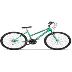 Bicicleta de Passeio Ultra Bikes Esporte Aro 26 Reforçada Freio V-Brake – 18 Marchas Verde