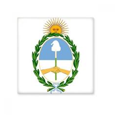 Decalque brilhante de azulejo de cerâmica com emblema nacional da Argentina Buenos Aires