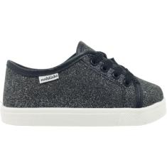 Tênis Infantil Menina Dia a Dia Casual Retro com Brilho Molekinha 2118.569