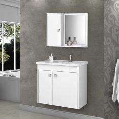 Gabinete Para Banheiro Com Cuba E Espelheira Munique