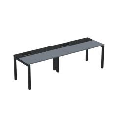 Mesa Plataforma para Coworking para 2 Pessoas 120x792 Psc120 Grafito/Preto