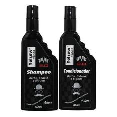 Kit Shampoo E Condicionador Silver Barber 2.0 500ml - Yelsew