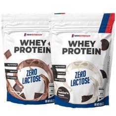 Combo 2 Whey Protein Concentrado Zero Lactose 900g NEWNUTRITION, Único