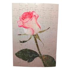 Kit 4 Quebra-Cabeças Relaxante Flores Floral 40 peças