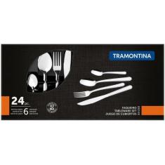 Faqueiro Tramontina Inox  - Búzios 24 Peças, Inox, 24 peças