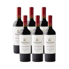 Vinho perez cruz gran reserva cabernet sauvignon 750 ml kit com 06 uni