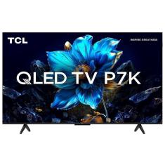 Smart TV 50" TCL 50P7K QLED 4K UHD Google TV com Wi-Fi Dual Band e Bluetooth, HDMI 2.1, HDR10+, comando por voz, Googlecast Integrado
