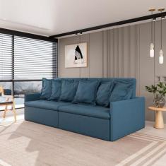 Sofá Retrátil e Reclinável 4 Lugares 280cm Dália CabeCasa MadeiraOrigi